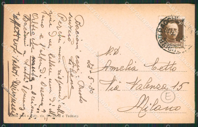 Pesaro città Corriera cartolina QZ2628 – retro