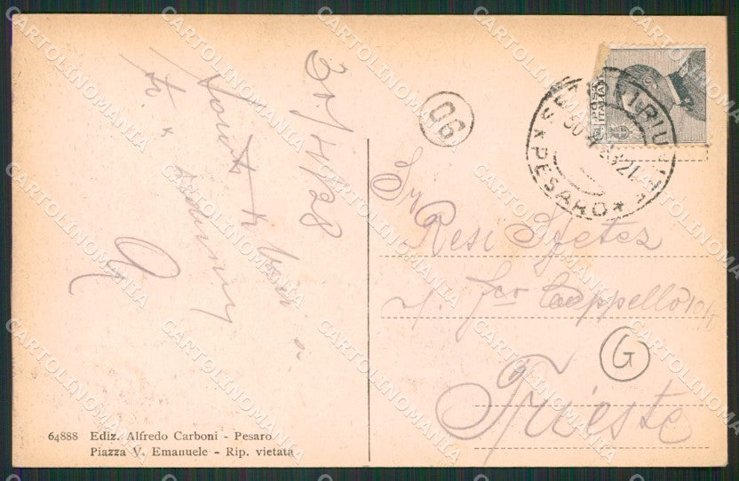 Pesaro città Autopostale cartolina QZ2642 – retro
