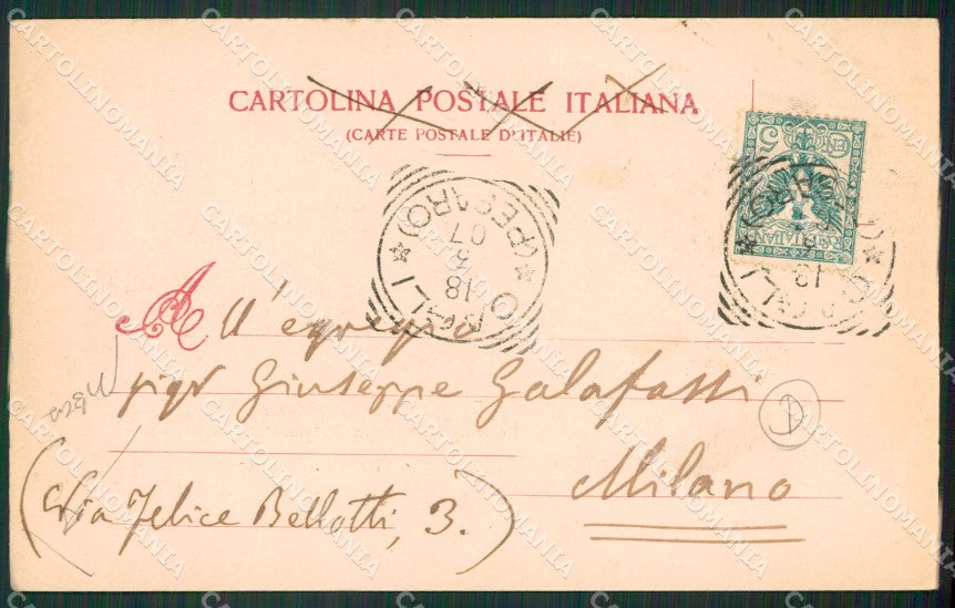 Pesaro Cagli PIEGA cartolina QZ2647 – retro