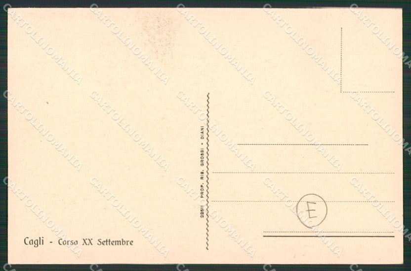 Pesaro Cagli PIEGHINA cartolina QZ2649 – retro