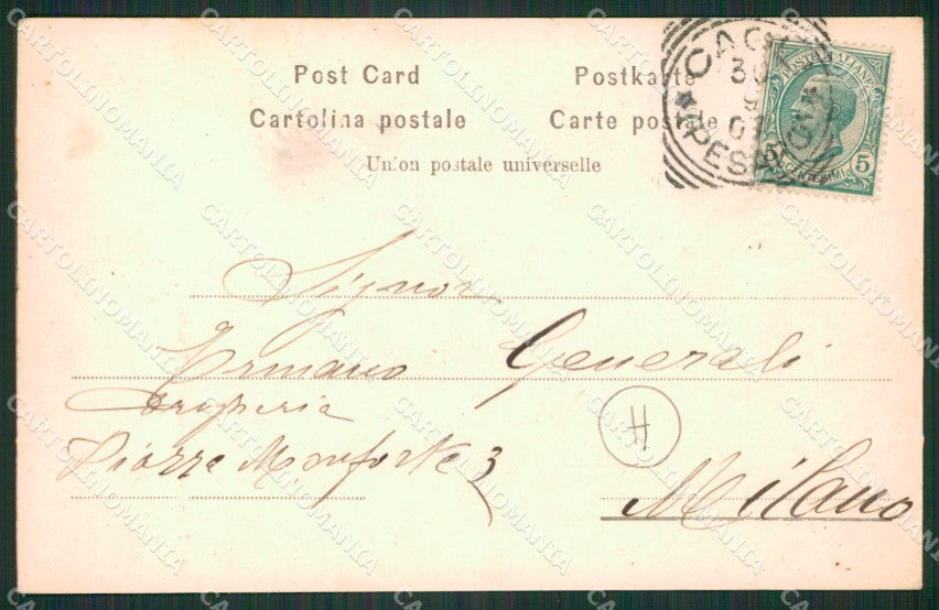 Pesaro Cagli Alterocca 2667 cartolina QZ2652 – retro