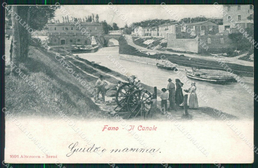 Pesaro Fano Alterocca 1691 cartolina QZ2661 – fronte