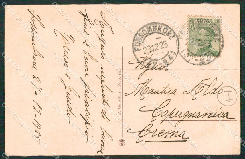 Pesaro Fossombrone cartolina QZ2673 – retro