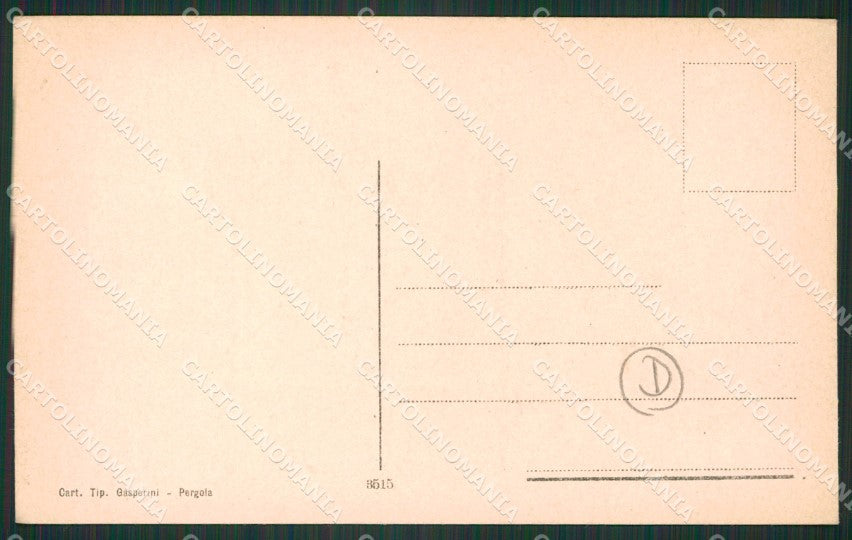Pesaro Pergola cartolina QZ2681 – retro