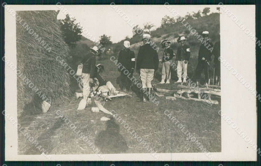 Pesaro Pergola Militari Foto cartolina QZ2690 – fronte
