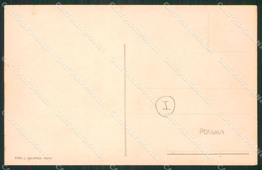 Pesaro Pergola cartolina QZ2693 – retro