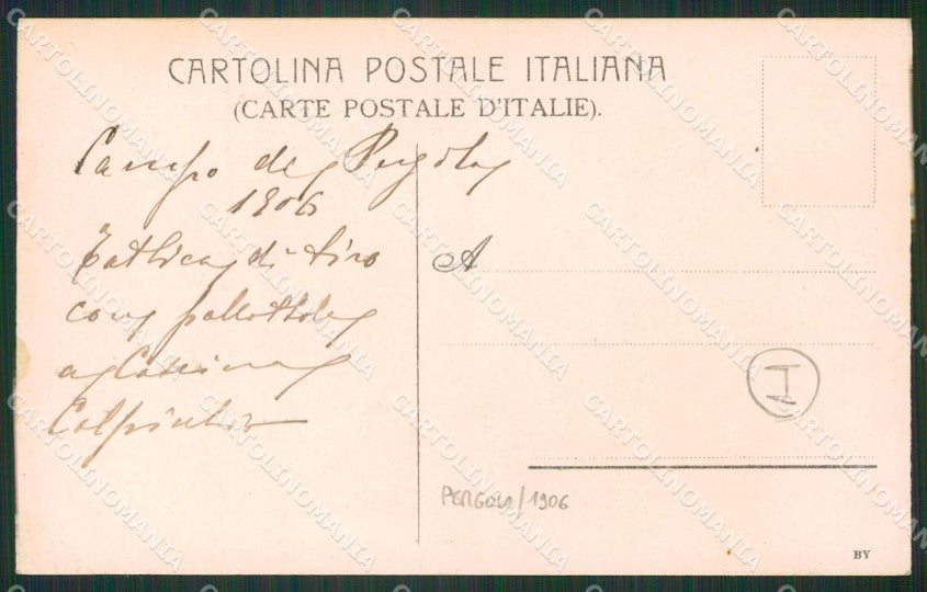 Pesaro Pergola Militari Foto cartolina QZ2695 – retro