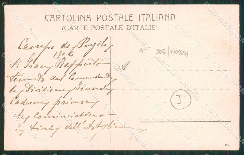 Pesaro Pergola Militari Foto cartolina QZ2697 – retro