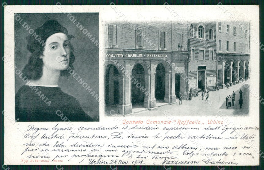 Pesaro Urbino Alterocca 859 cartolina QZ2719 – fronte