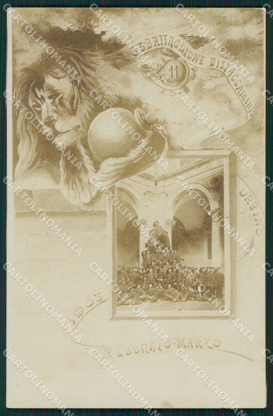Pesaro Urbino Militari Bersaglieri Foto cartolina QZ2724 – fronte