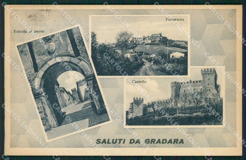 Pesaro Gradara Saluti da cartolina QZ2737 – fronte