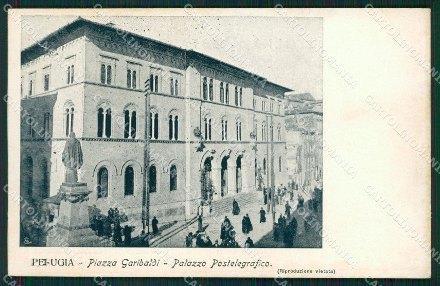 Perugia città Poste cartolina QZ2796 – fronte
