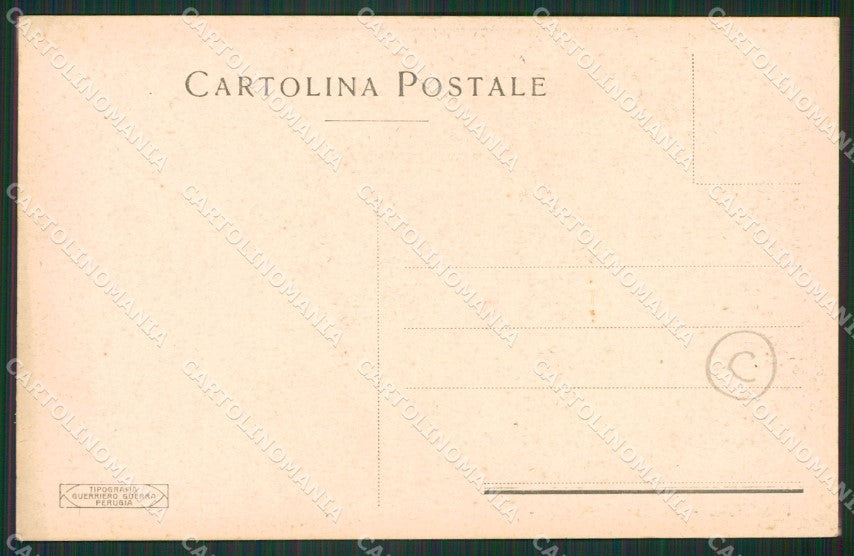Perugia città Poste cartolina QZ2796 – retro