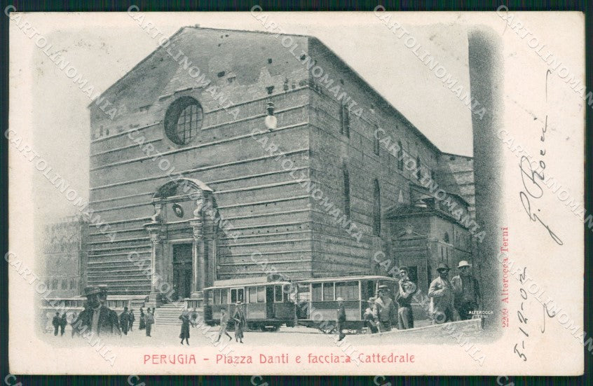Perugia città Tram Alterocca 2209 cartolina QZ2803 – fronte