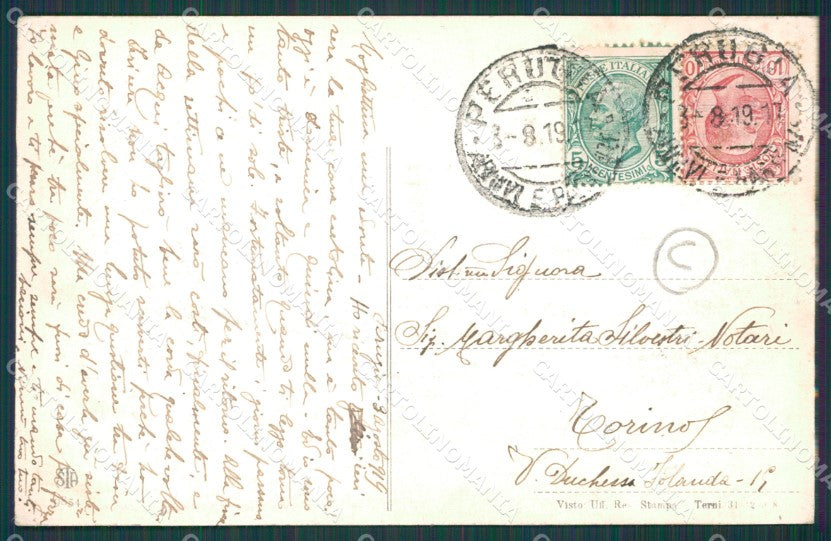 Perugia città cartolina QZ2815 – retro