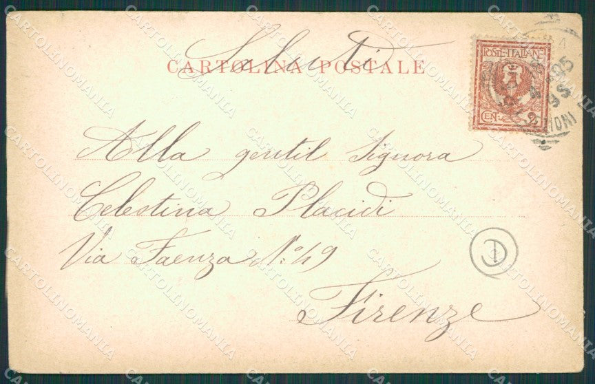Perugia città Garibaldi cartolina QZ2829 – retro