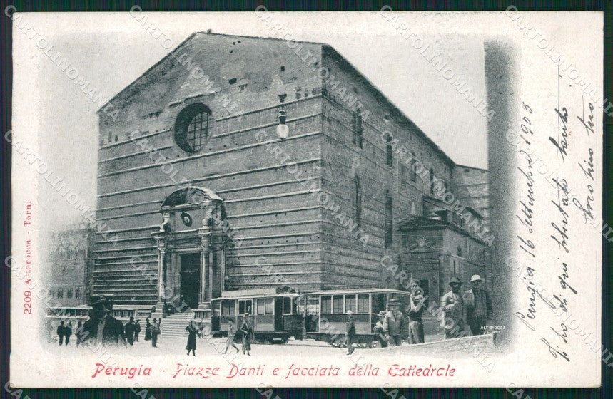 Perugia città Tram cartolina QZ2836 – fronte