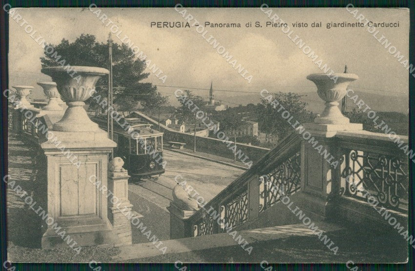 Perugia città Tram cartolina QZ2837 – fronte