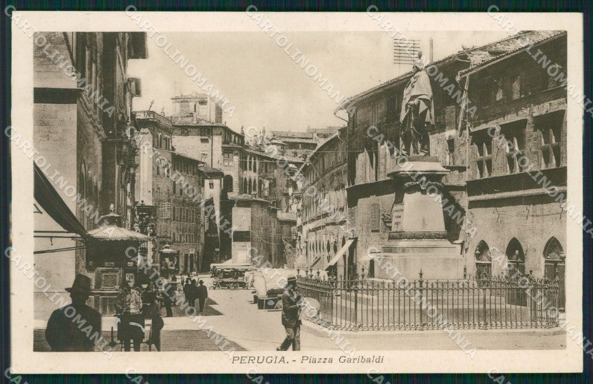 Perugia città Garibaldi cartolina QZ2840 – fronte
