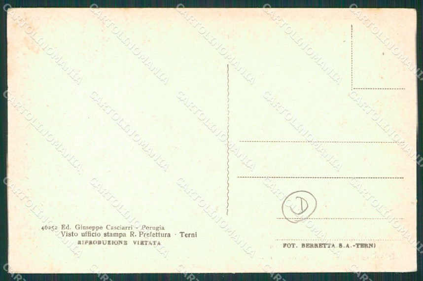 Perugia città Garibaldi cartolina QZ2856 – retro