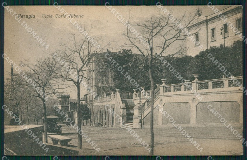 Perugia città PIEGA cartolina QZ2860 – fronte