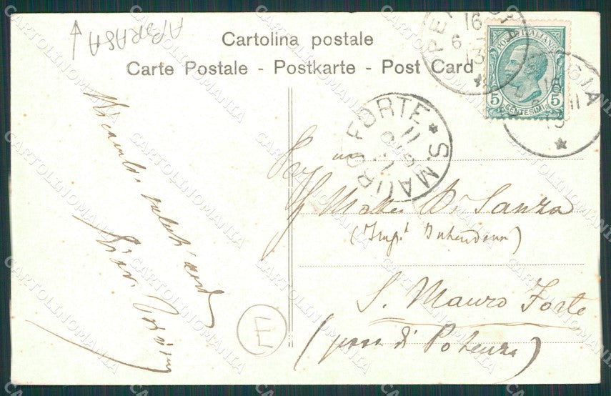 Perugia città Alterocca 2208 ABRASA cartolina QZ2884 – retro