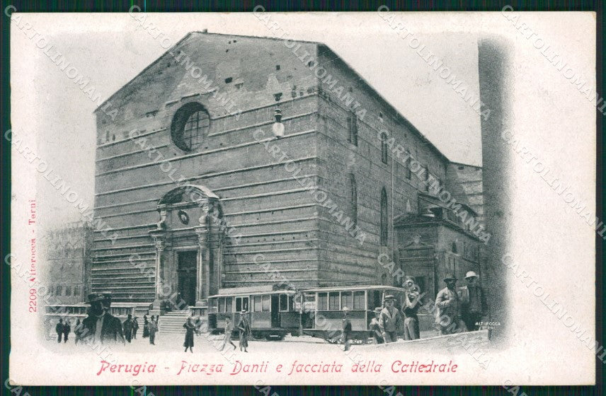 Perugia città Tram cartolina QZ2889 – fronte