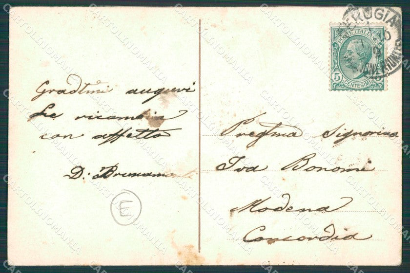 Perugia città Saluti da cartolina QZ2891 – retro