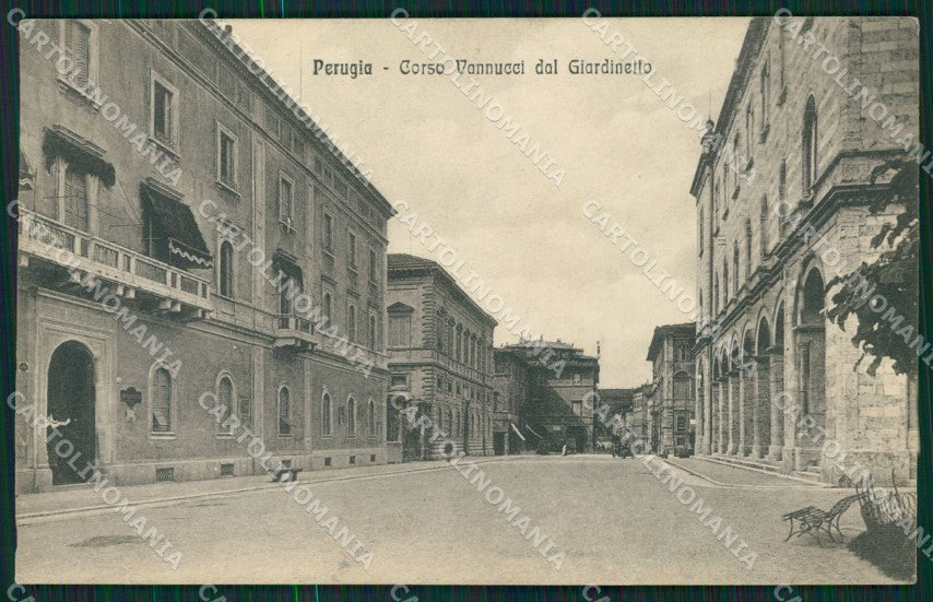 Perugia città PIEGHE cartolina QZ2903 – fronte