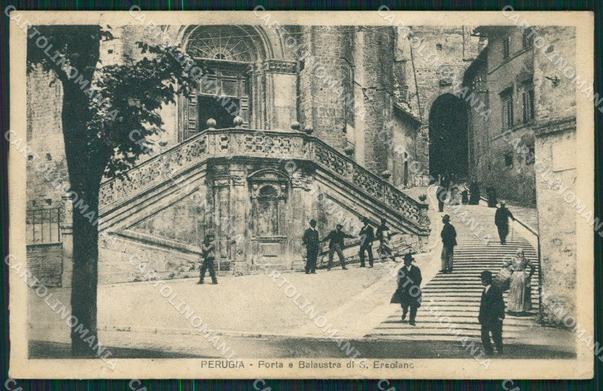 Perugia città STRAPPINO PIEGHINA cartolina QZ2905 – fronte