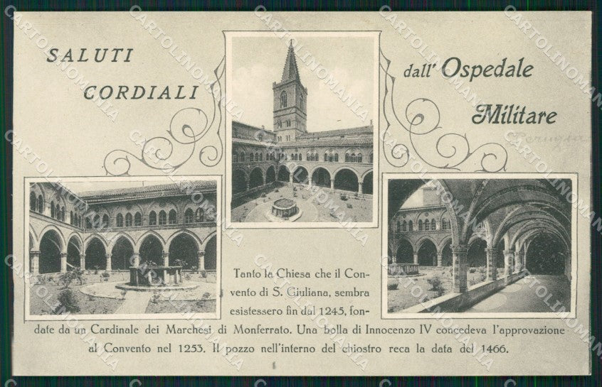 Perugia città Ospedale Militare cartolina QZ2919 – fronte