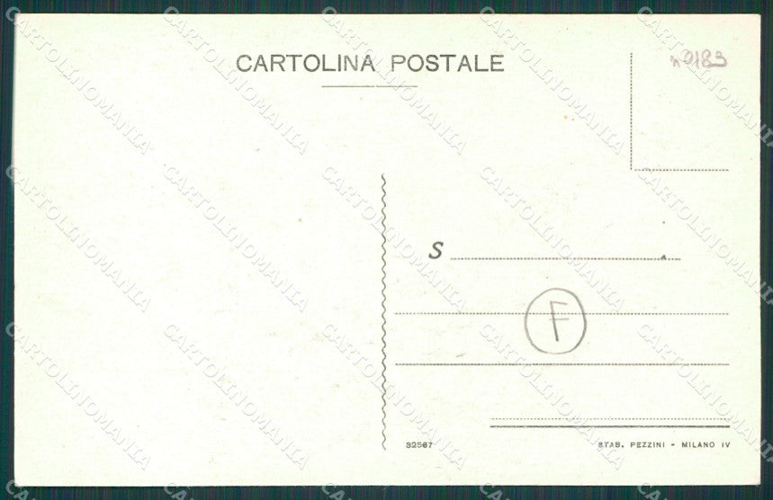 Perugia città Ospedale Militare cartolina QZ2920 – retro