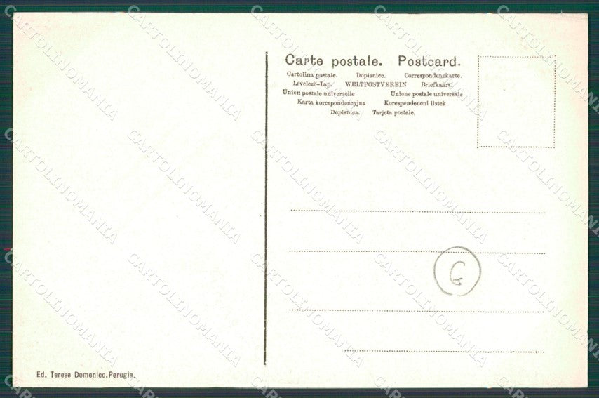 Perugia città cartolina QZ2929 – retro