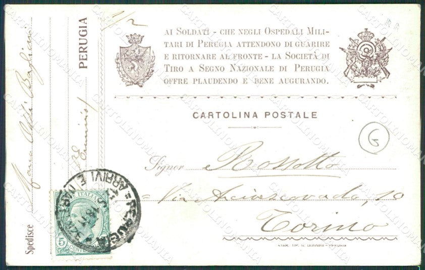 Perugia città cartolina QZ2941 – retro