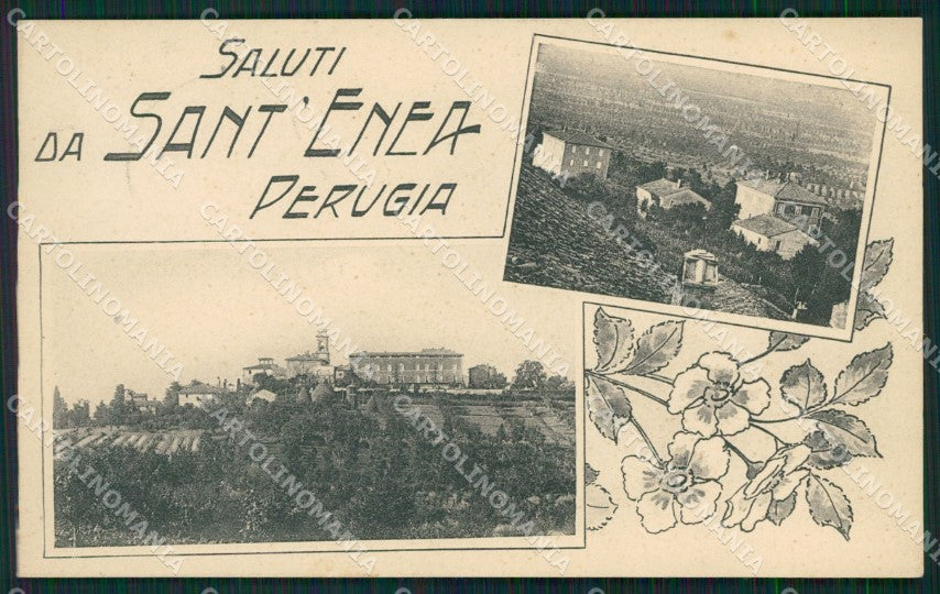 Perugia città Saluti da cartolina QZ2948 – fronte