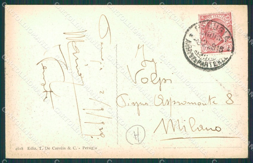 Perugia città cartolina QZ2955 – retro