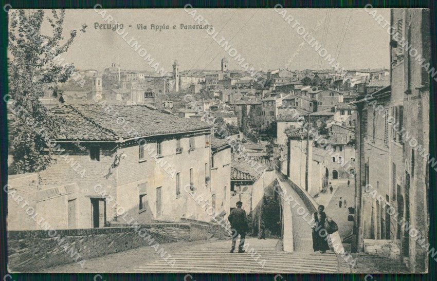 Perugia città Abrasa cartolina QZ2958 – fronte
