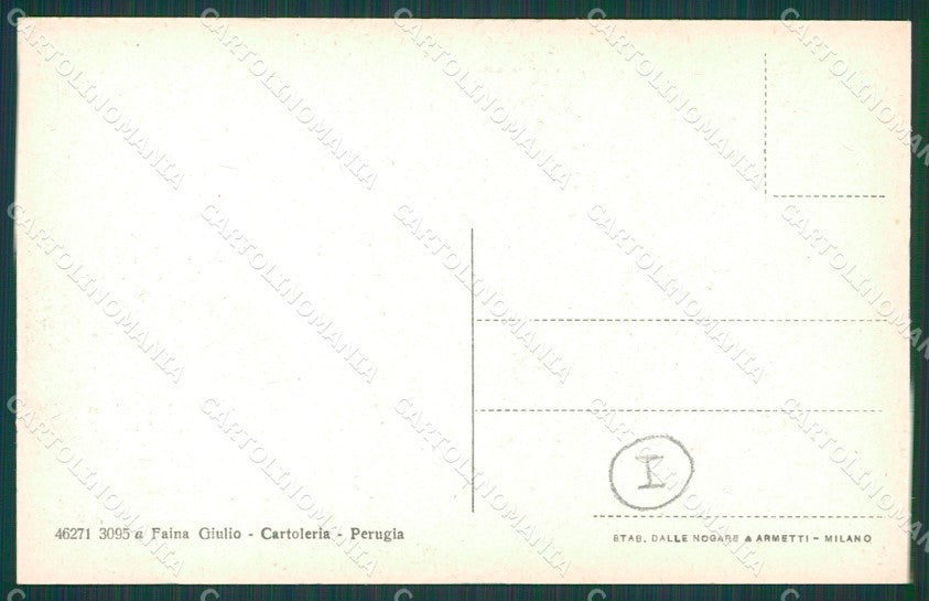 Perugia città Stazione Treno cartolina QZ2961 – retro