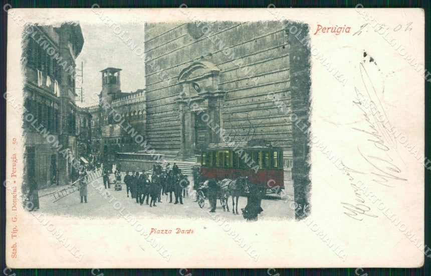 Perugia città Tram cartolina QZ2963 – fronte