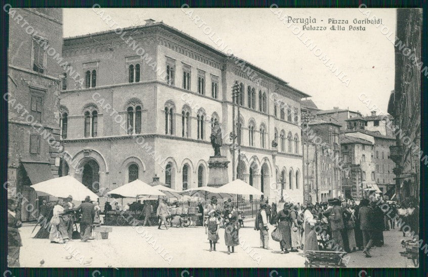 Perugia città Mercato cartolina QZ2971 – fronte