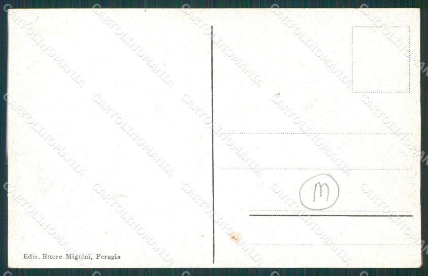 Perugia città Carro Buoi cartolina QZ2976 – retro