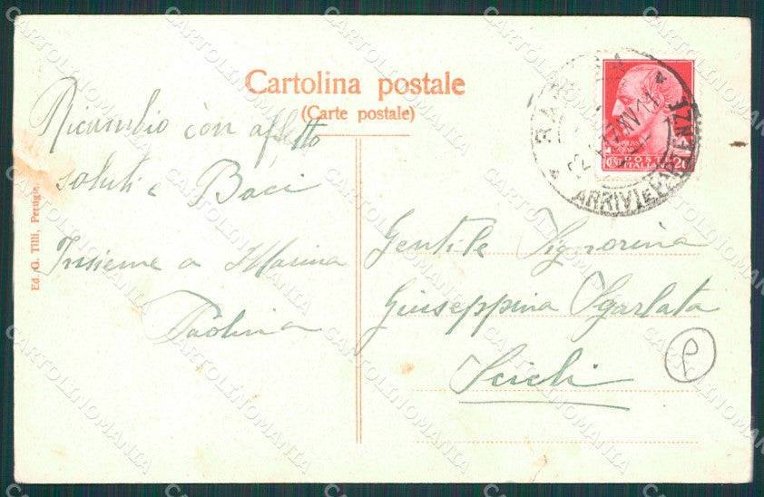Perugia città cartolina QZ2981 – retro