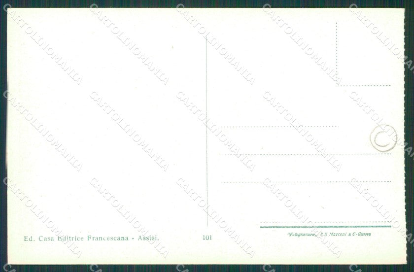 Perugia Assisi Carro Buoi cartolina QZ2995 – retro