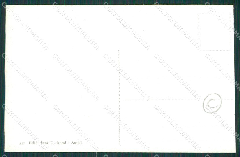 Perugia Assisi Gregge Pecore cartolina QZ3011 – retro