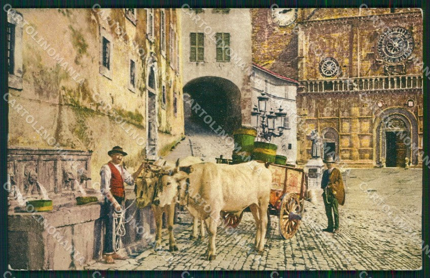 Perugia Assisi Carro Buoi cartolina QZ3028 – fronte