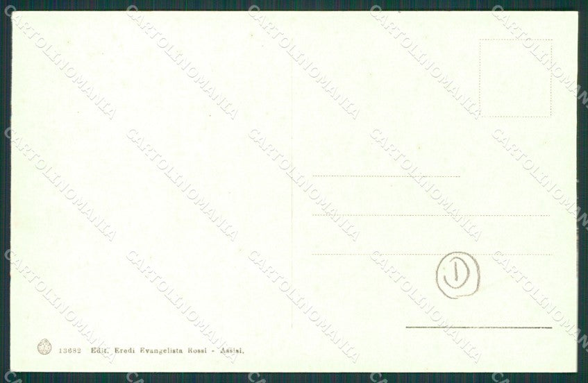 Perugia Assisi Carro Buoi cartolina QZ3029 – retro