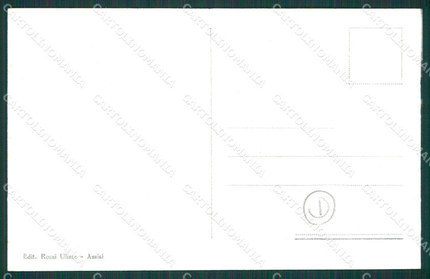Perugia Assisi cartolina QZ3034 – retro