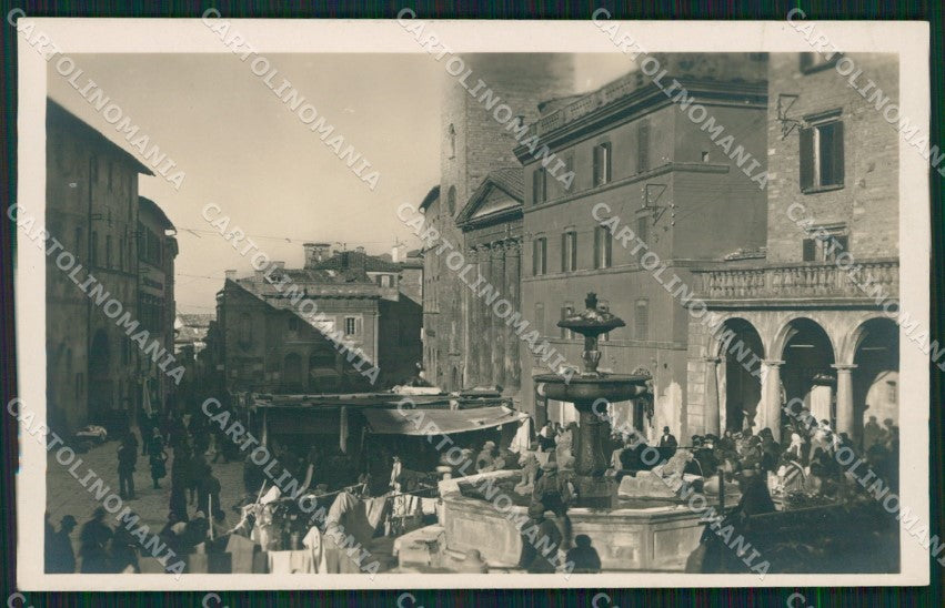 Perugia Assisi Mercato Foto cartolina QZ3042 – fronte
