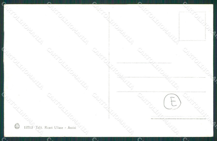 Perugia Assisi Carro Buoi cartolina QZ3044 – retro