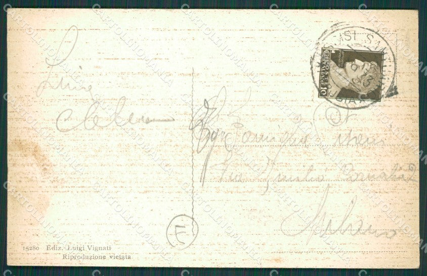 Perugia Assisi cartolina QZ3047 – retro